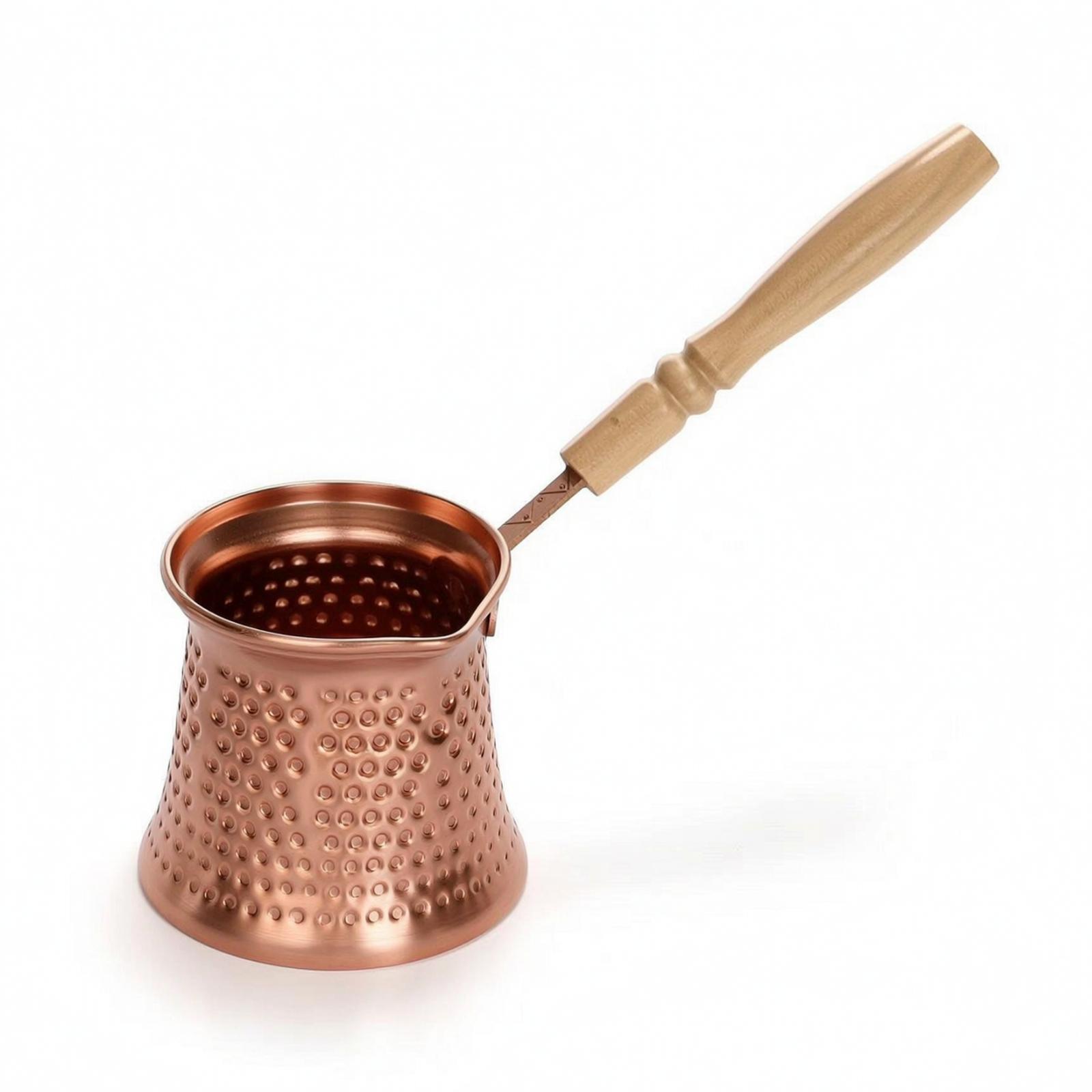 Home Barista - Turkish Coffee Pot Hammered Ibrik Stovetop