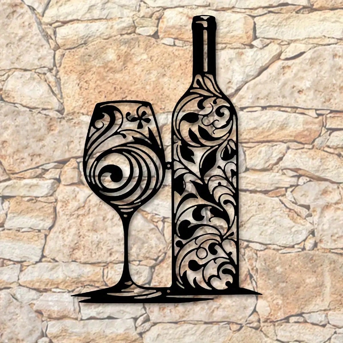 Home Bar And Restaurant - CIFBUY Iron Art Wall Decor Metal