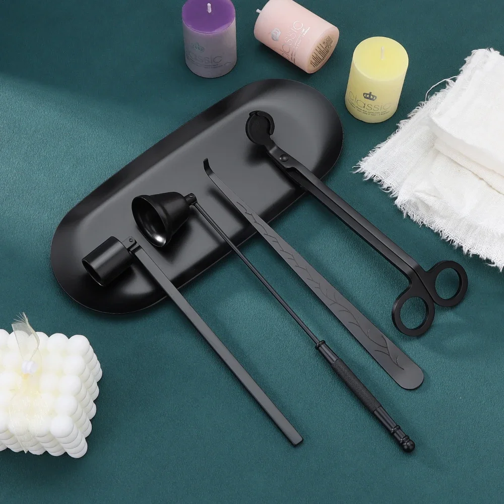 Home Barbershop - 5-1 Candle Care Kit Stainless Steel
