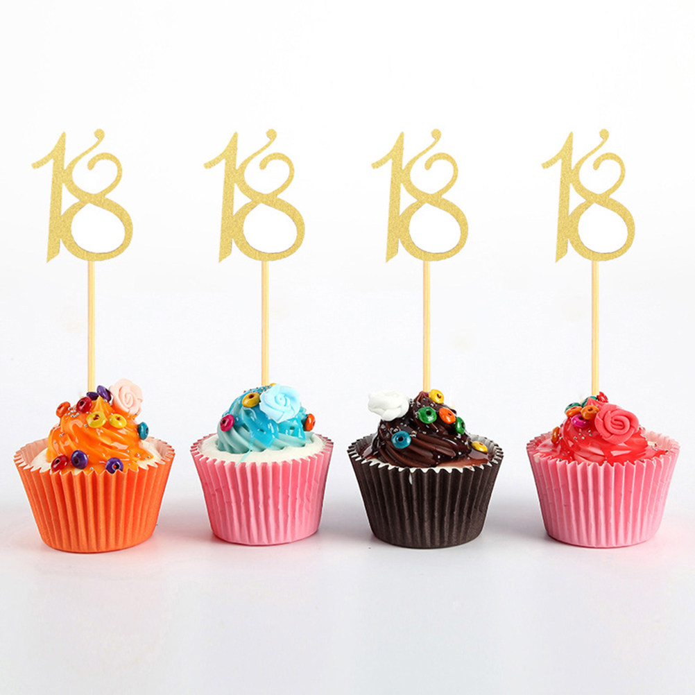 48Pcs 18Th Birthday Cake Toppe - огляд і ціна Ice Pick Pick