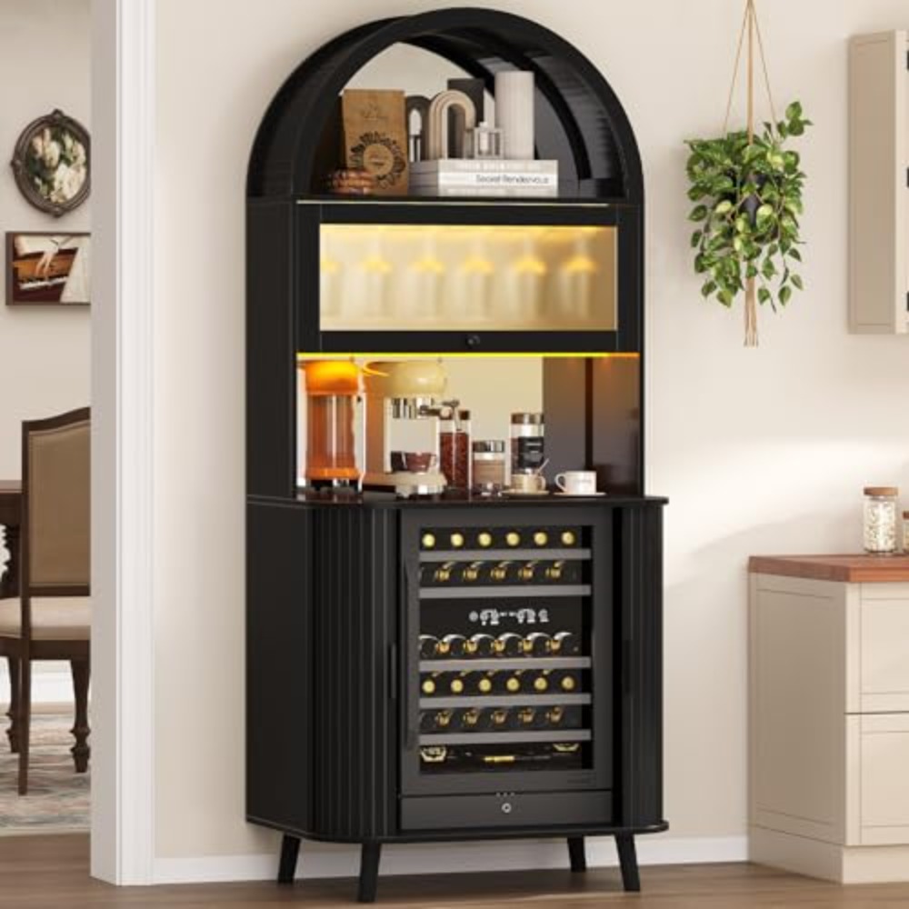 Wine Fridge Cabinet, Tall Bar  - огляд і ціна Home Bar And Fridge