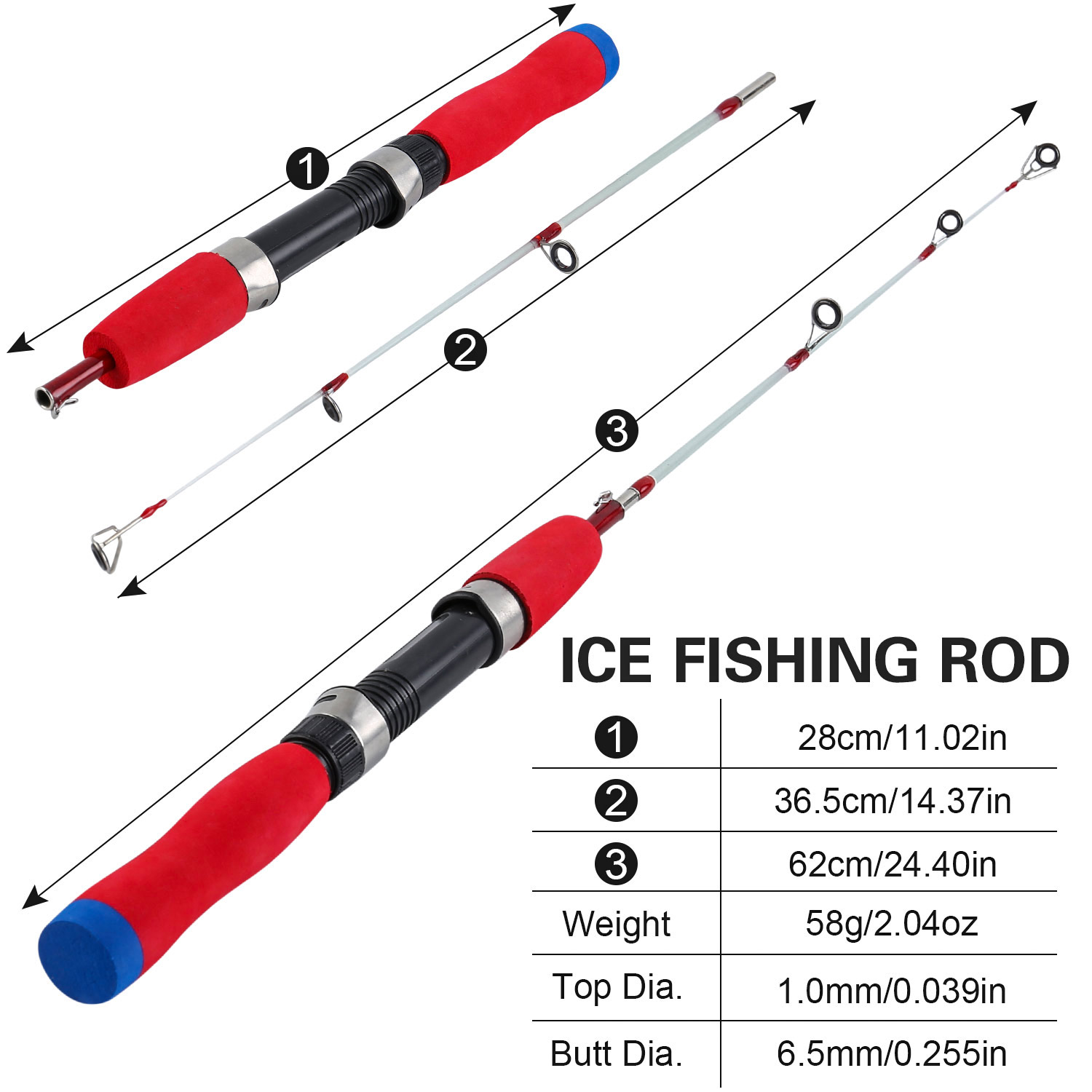 Sougayilang 63cm Ice Fishing R - огляд і ціна Ice Pick Pick