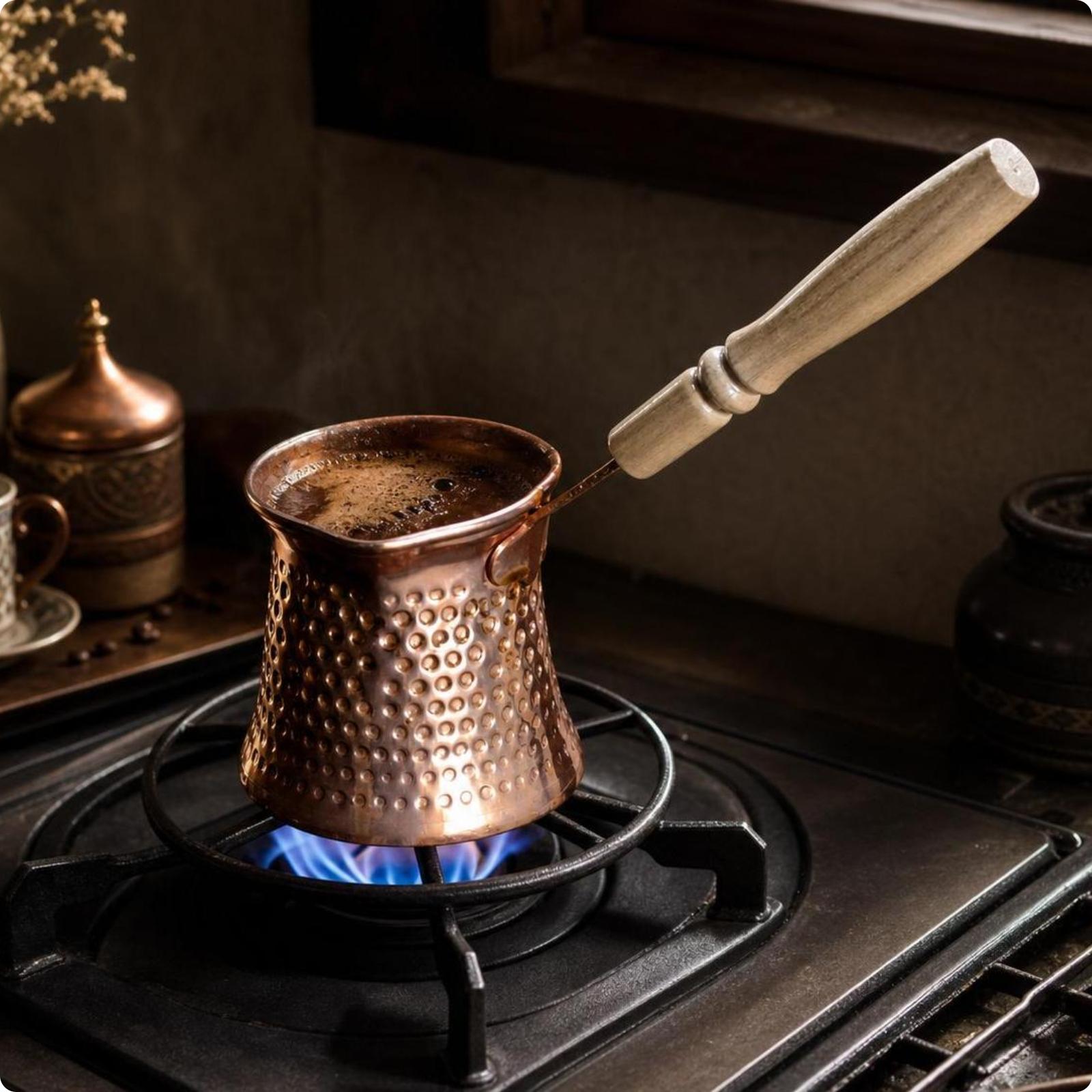 Turkish Coffee Pot Hammered Ib - огляд і ціна Home Barista