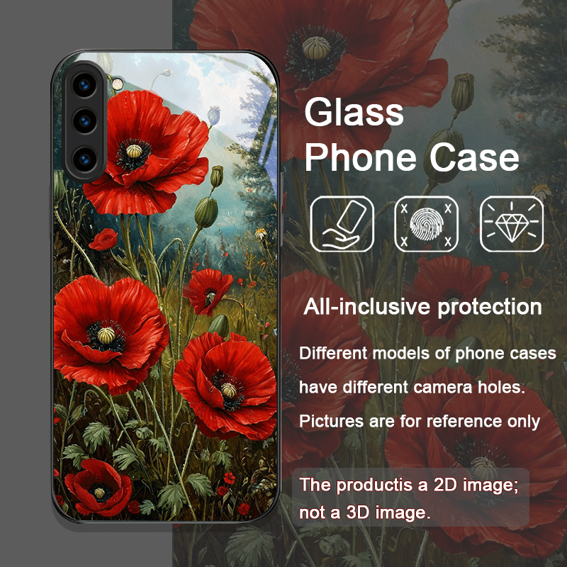 Retro Poppy Flower Bloom Hot R - огляд і ціна Old Fashioned Glass