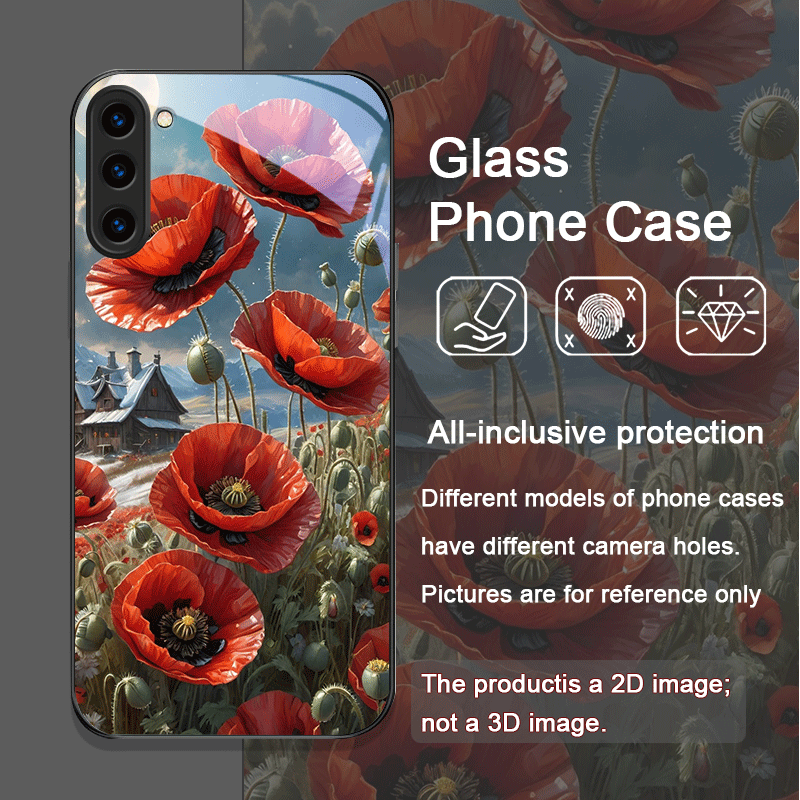 Retro Poppy Flower Bloom Hot R - огляд і ціна Old Fashioned Glass