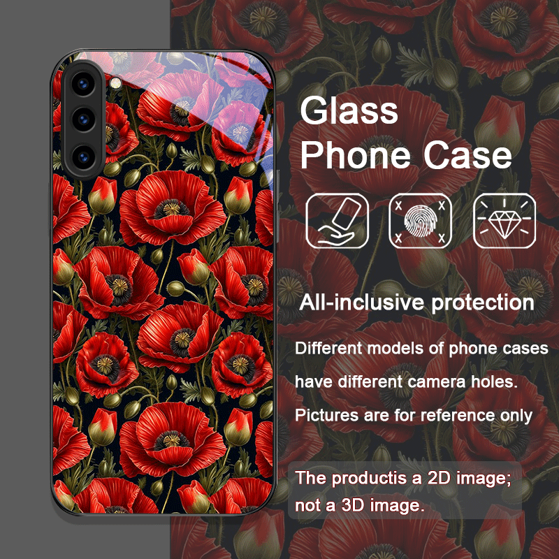 Retro Poppy Flower Bloom Hot R - огляд і ціна Old Fashioned Glass
