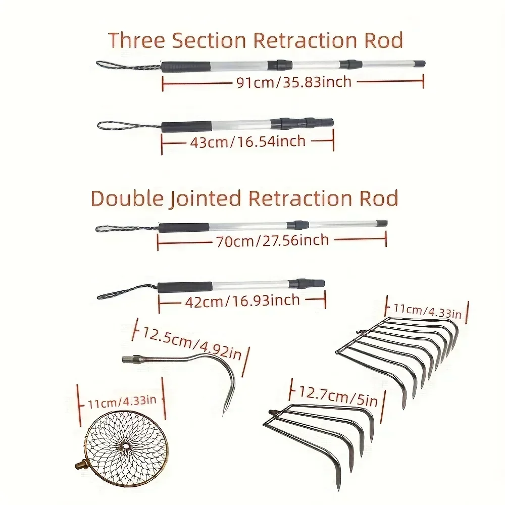 1pc JOOYOO Telescopic Aluminum - огляд і ціна Ice Pick Pick