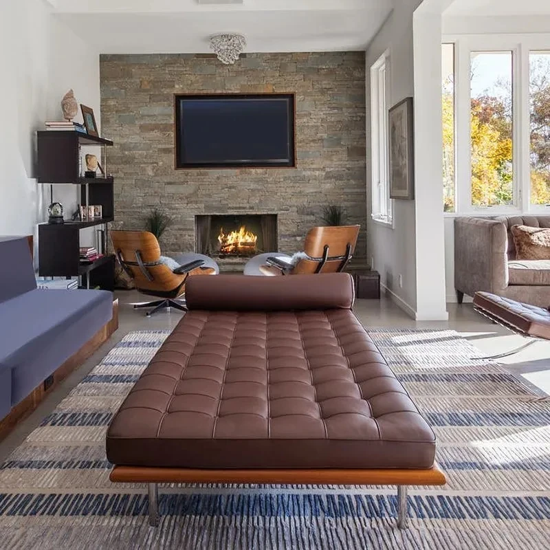 Modern Leather Barcelona Sofa  - огляд і ціна Home Barcelona