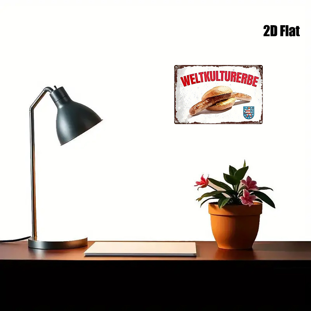 2D Flat-1pc Metal Sign German  - огляд і ціна Home Bar And Kitchen